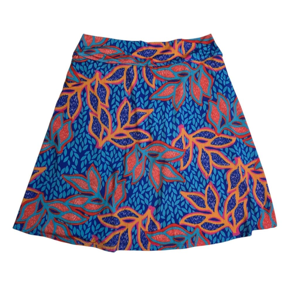 Dona Jo Athletic Skort Womens L Colorful Tropical ArtsyTennis Pickleball Skirt - Picture 2 of 13